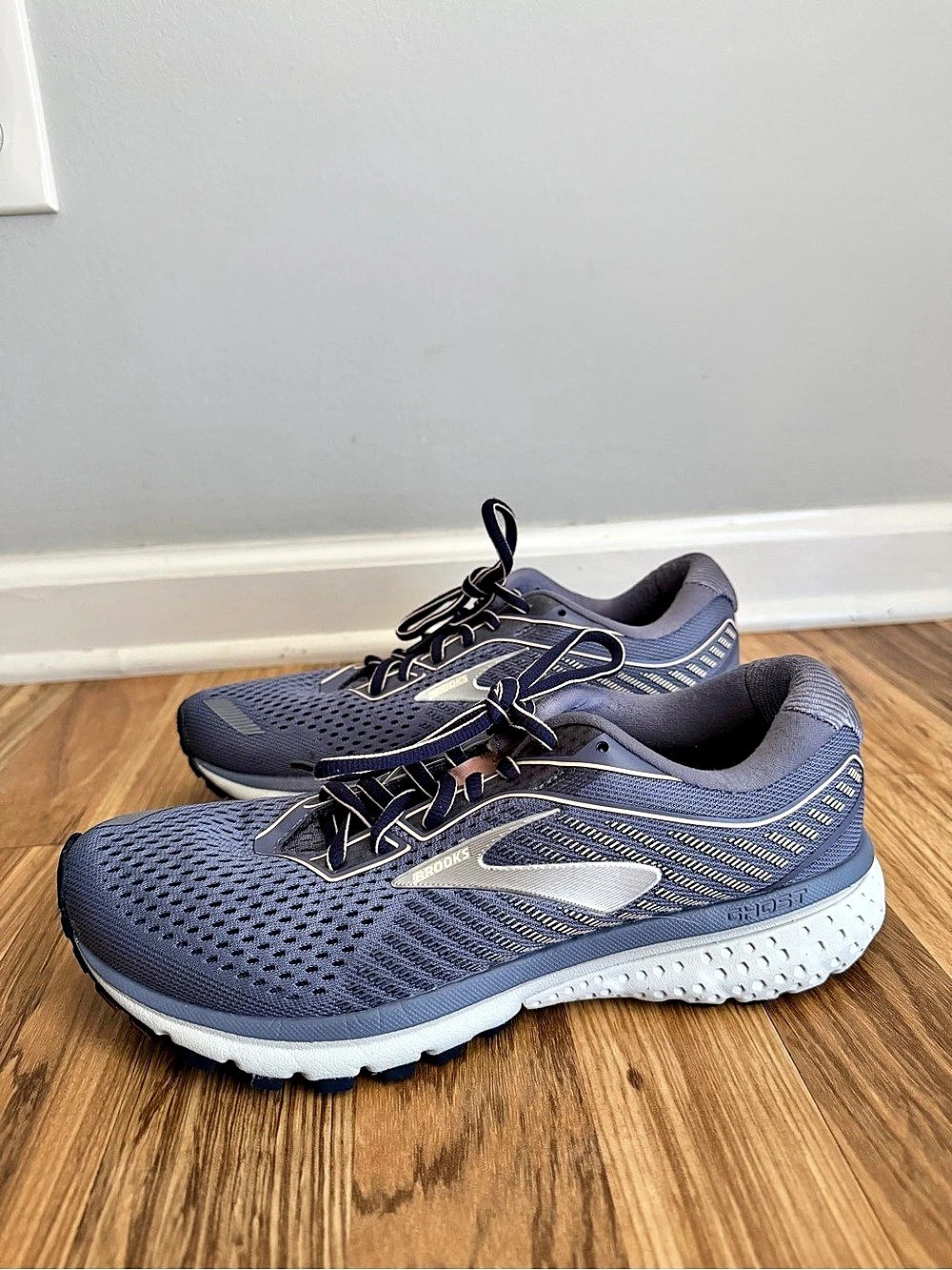 Brooks Ghost 12, 1203051B086 Blue/Gray Running Women's Shoes Size 8